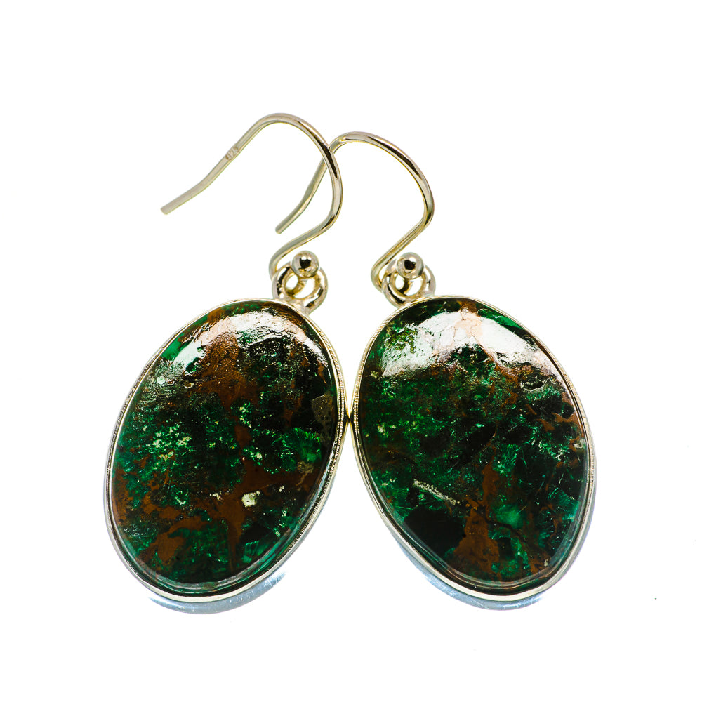 Chrysocolla Earrings handcrafted by Ana Silver Co - EARR401575