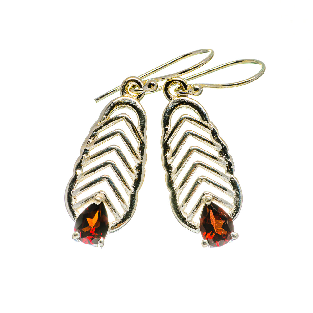 Garnet Earrings handcrafted by Ana Silver Co - EARR404382