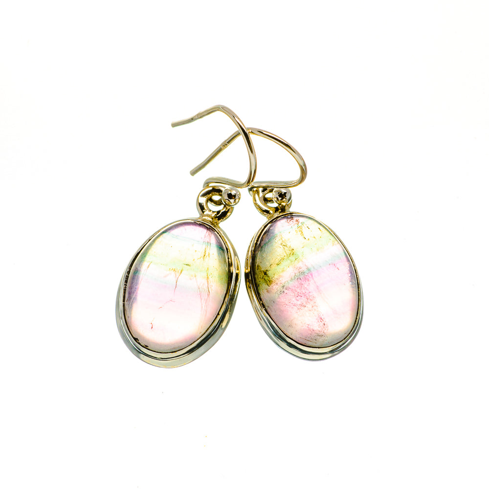 Fluorite Earrings handcrafted by Ana Silver Co - EARR404832