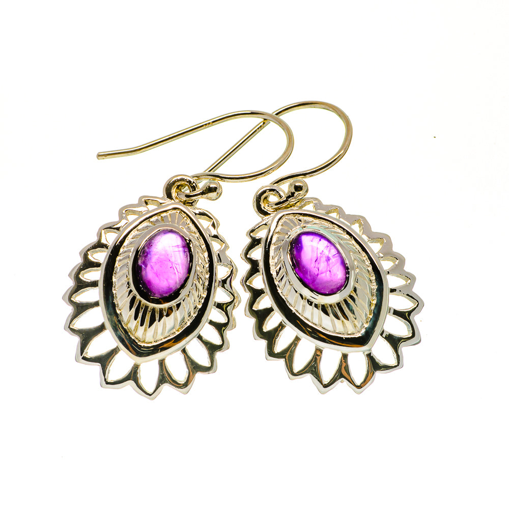 Amethyst Earrings handcrafted by Ana Silver Co - EARR404882
