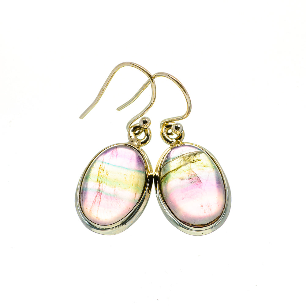 Fluorite Earrings handcrafted by Ana Silver Co - EARR405131