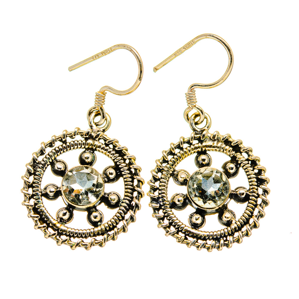 Blue Topaz Earrings handcrafted by Ana Silver Co - EARR408809