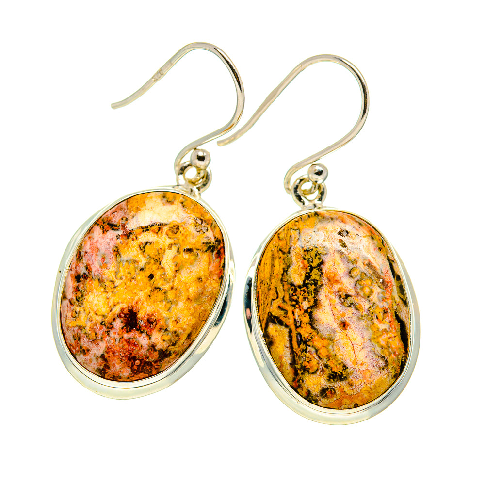 Poppy Jasper Earrings handcrafted by Ana Silver Co - EARR408869