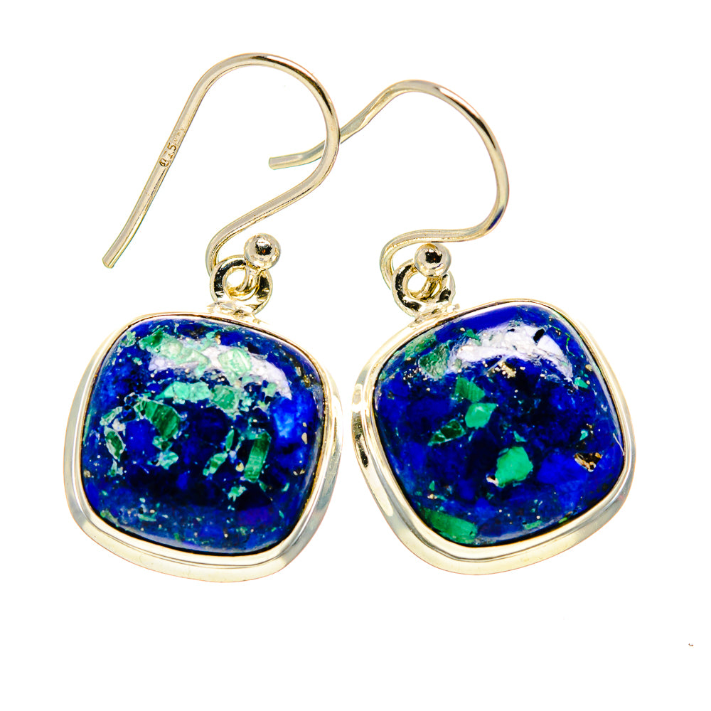 Azurite Earrings handcrafted by Ana Silver Co - EARR408959