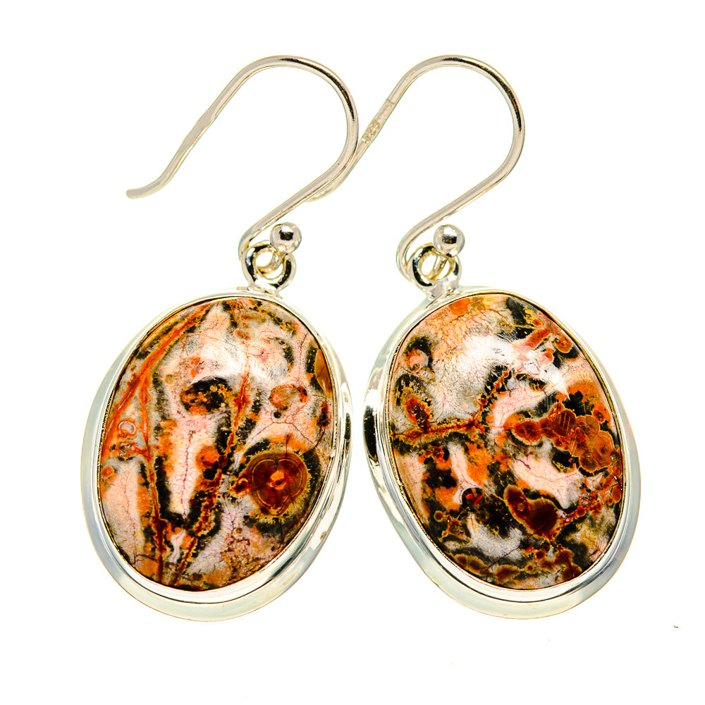 Poppy Jasper Earrings handcrafted by Ana Silver Co - EARR408983