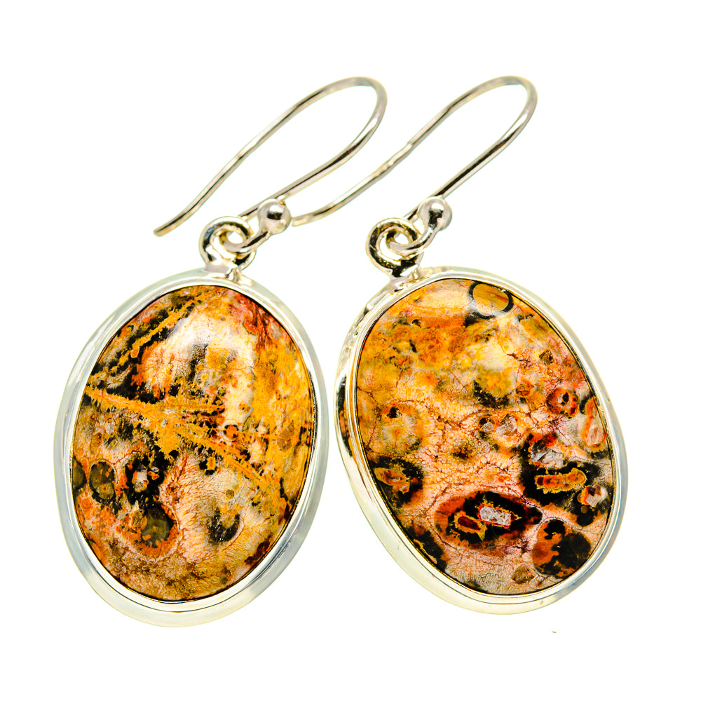 Poppy Jasper Earrings handcrafted by Ana Silver Co - EARR409354