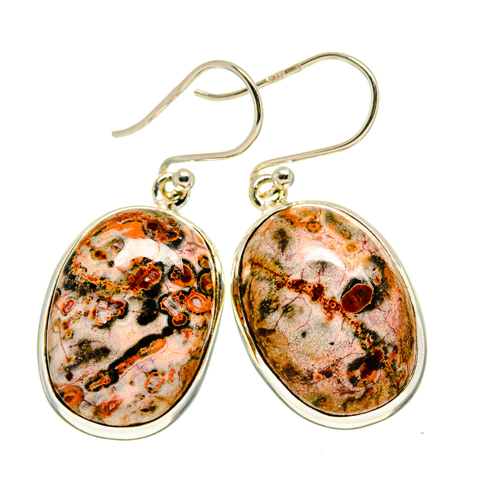 Poppy Jasper Earrings handcrafted by Ana Silver Co - EARR409727