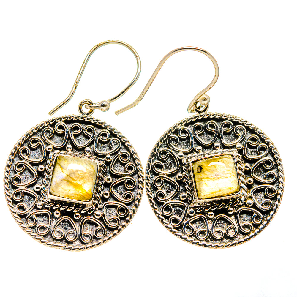 Labradorite Earrings handcrafted by Ana Silver Co - EARR409891