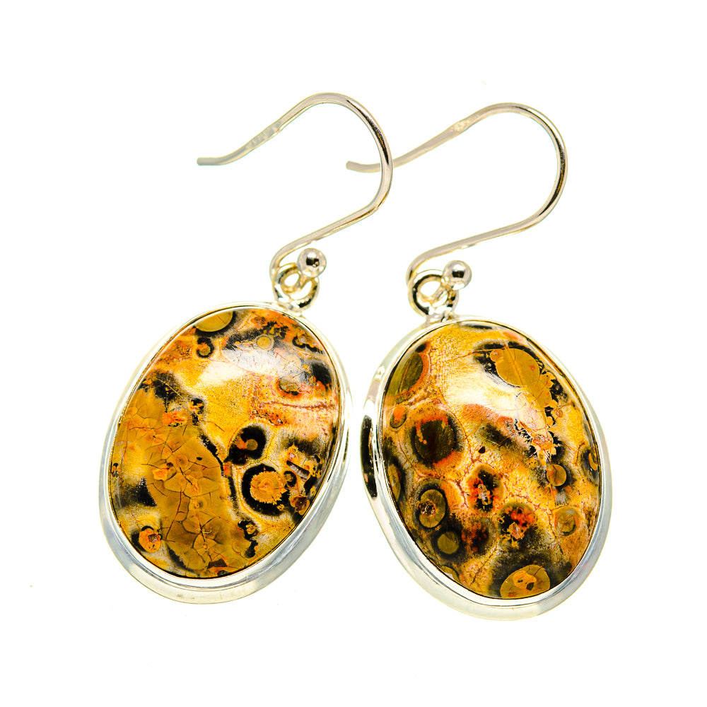Poppy Jasper Earrings handcrafted by Ana Silver Co - EARR410055