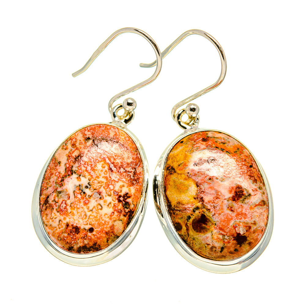Poppy Jasper Earrings handcrafted by Ana Silver Co - EARR410298