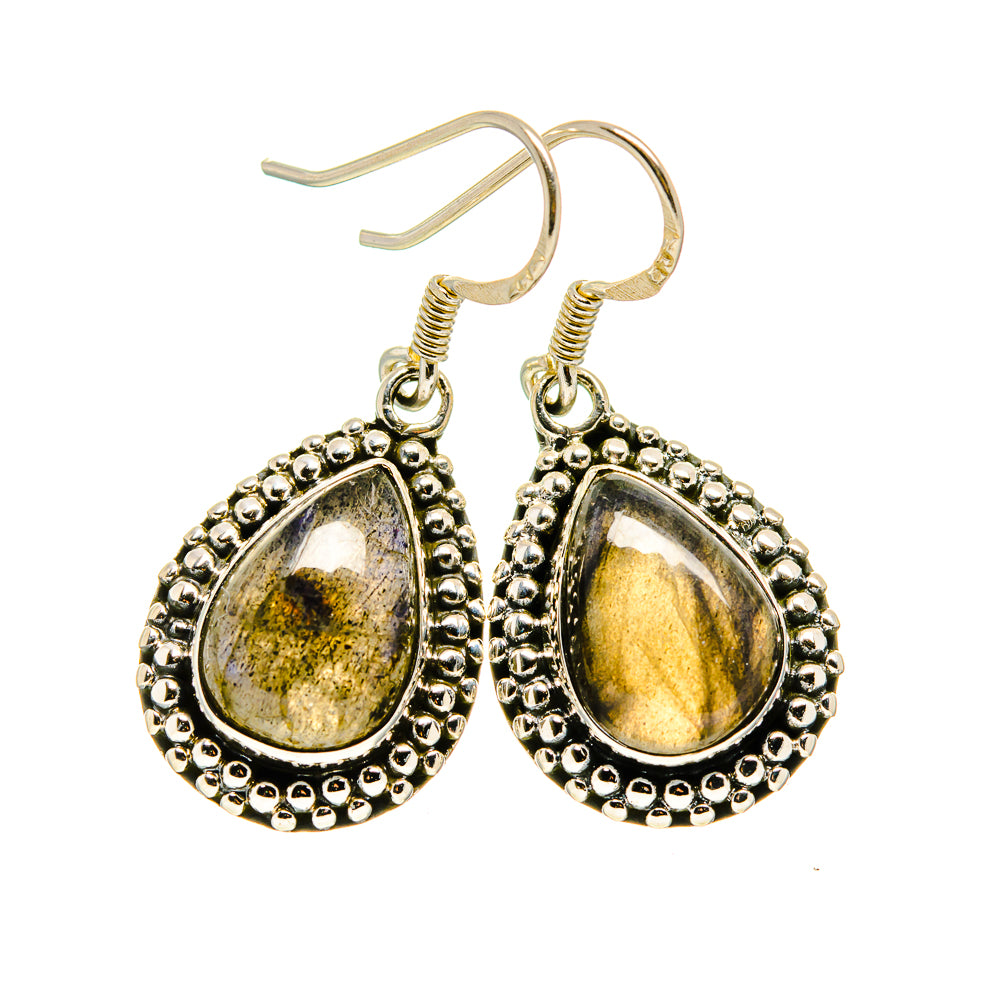 Labradorite Earrings handcrafted by Ana Silver Co - EARR410851