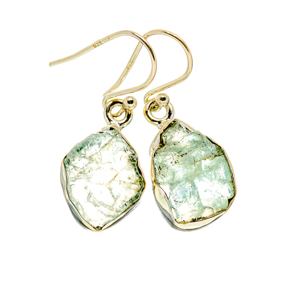 Aquamarine Earrings handcrafted by Ana Silver Co - EARR411024