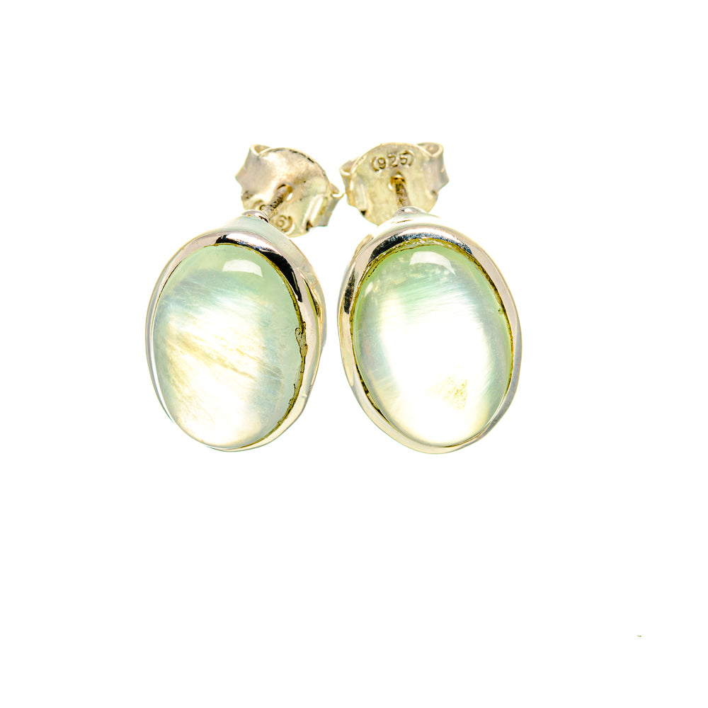Prehnite Earrings handcrafted by Ana Silver Co - EARR411042