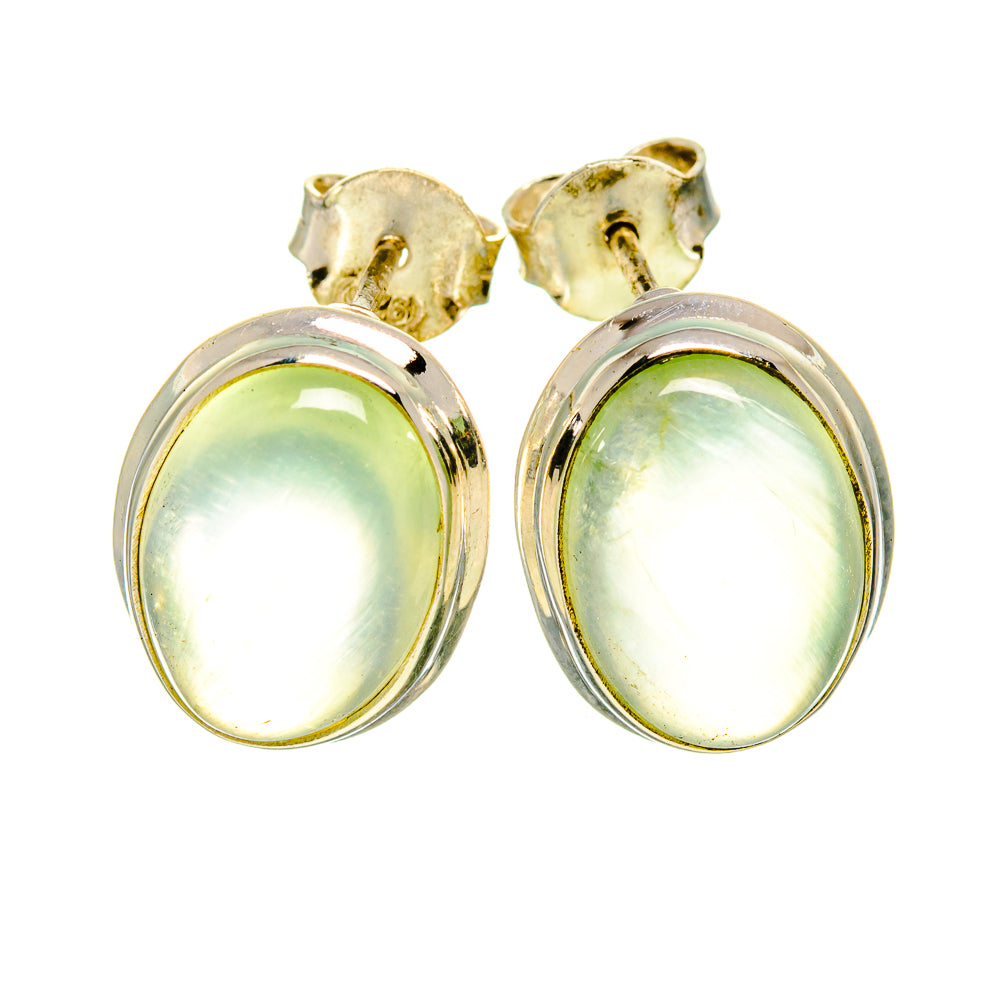 Prehnite Earrings handcrafted by Ana Silver Co - EARR411082