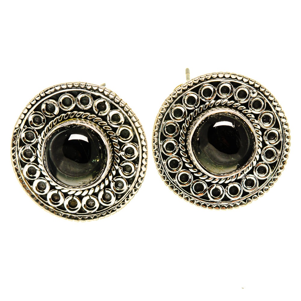Star Diopside Earrings handcrafted by Ana Silver Co - EARR411596