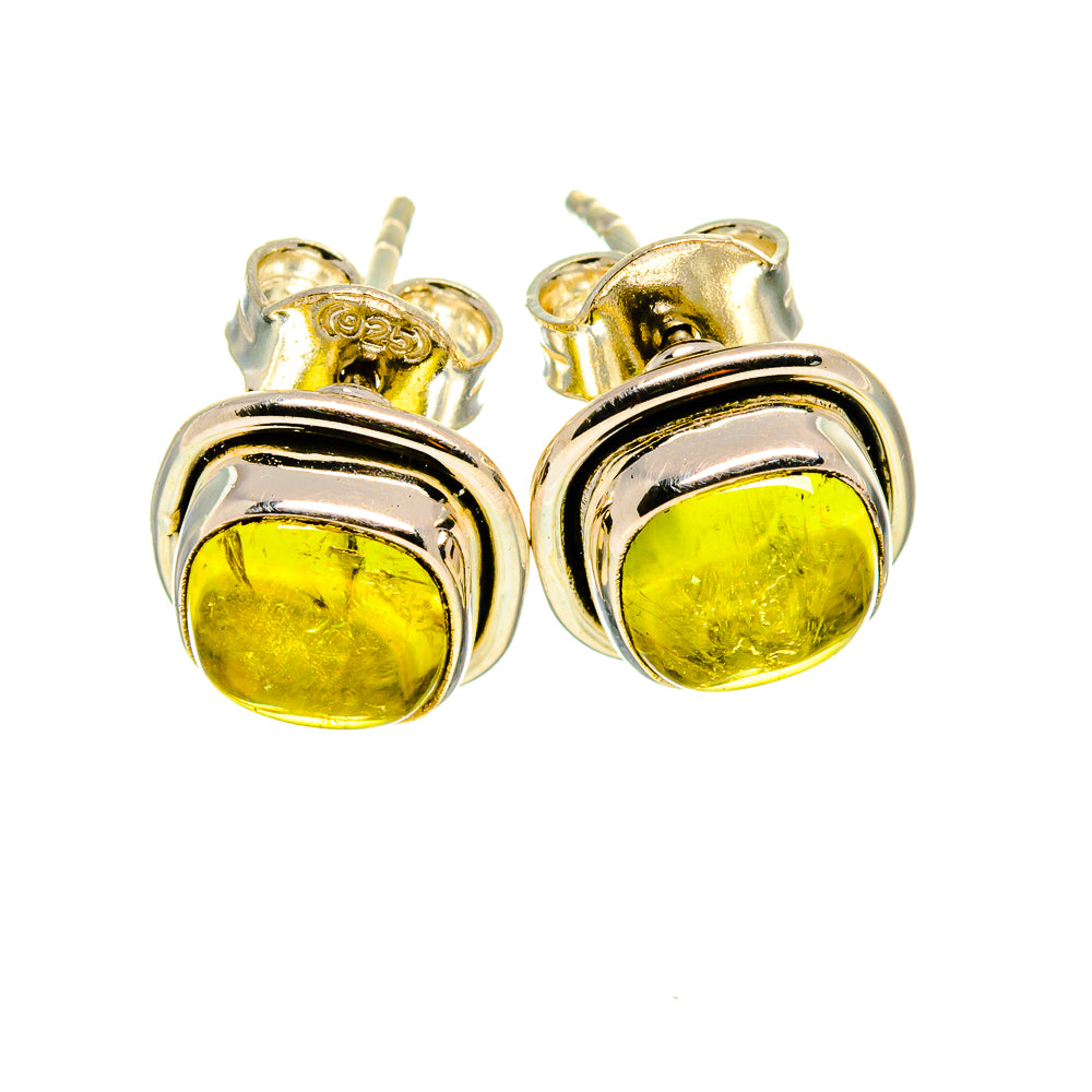 Green Tourmaline Earrings handcrafted by Ana Silver Co - EARR411622