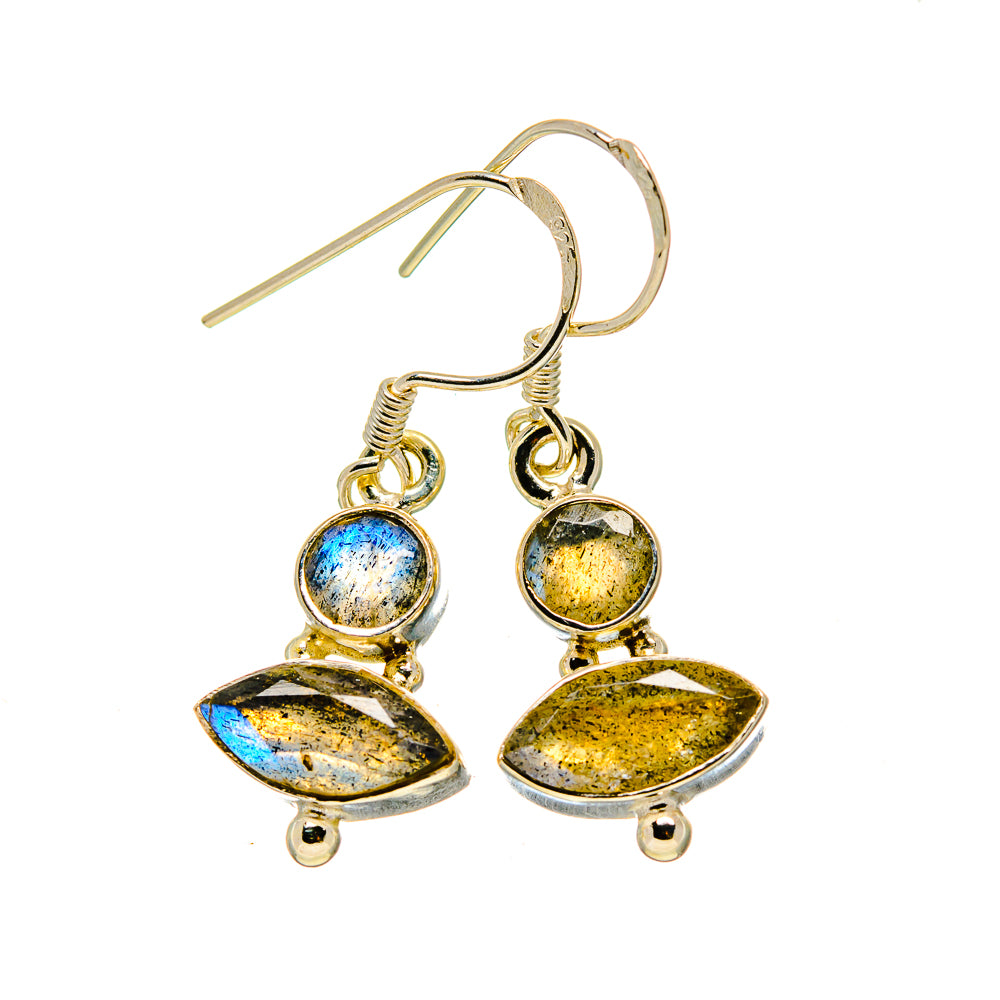 Labradorite Earrings handcrafted by Ana Silver Co - EARR412351