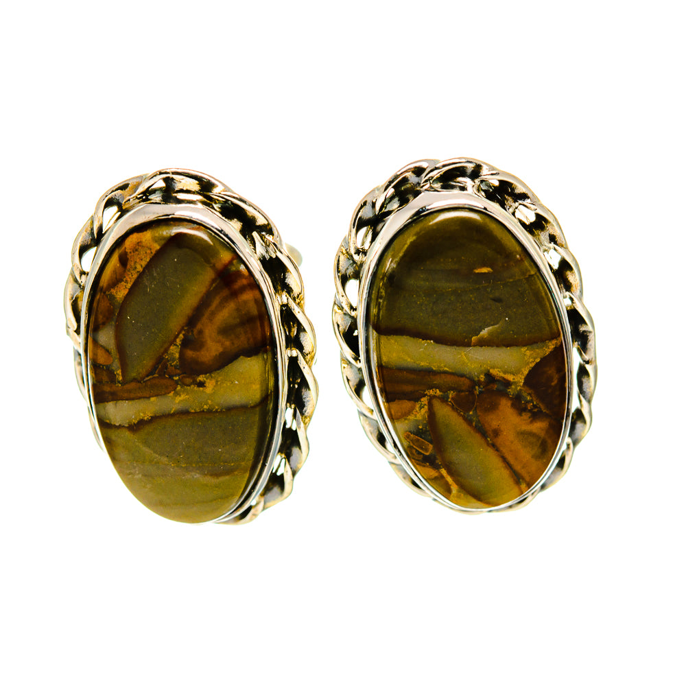 Bauxite Earrings handcrafted by Ana Silver Co - EARR412375