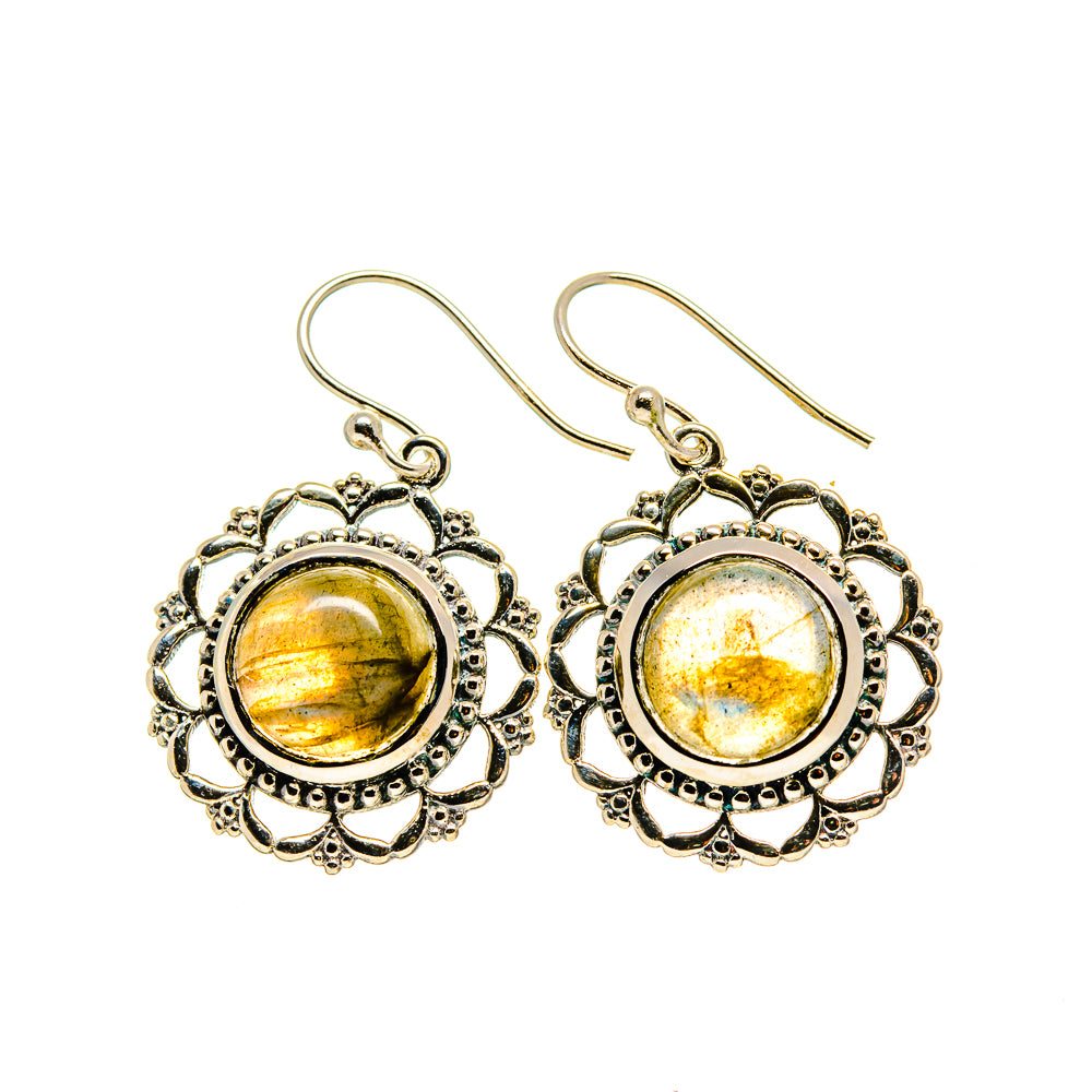 Labradorite Earrings handcrafted by Ana Silver Co - EARR412518