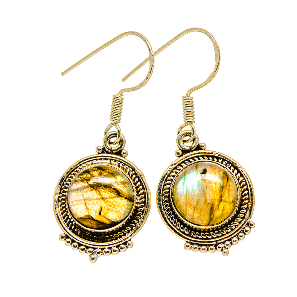 Labradorite Earrings handcrafted by Ana Silver Co - EARR412588