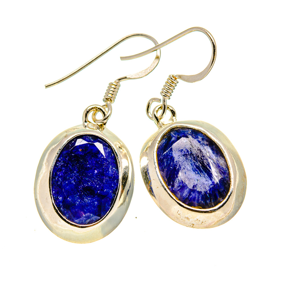 Blue Sillimanite Earrings handcrafted by Ana Silver Co - EARR412799
