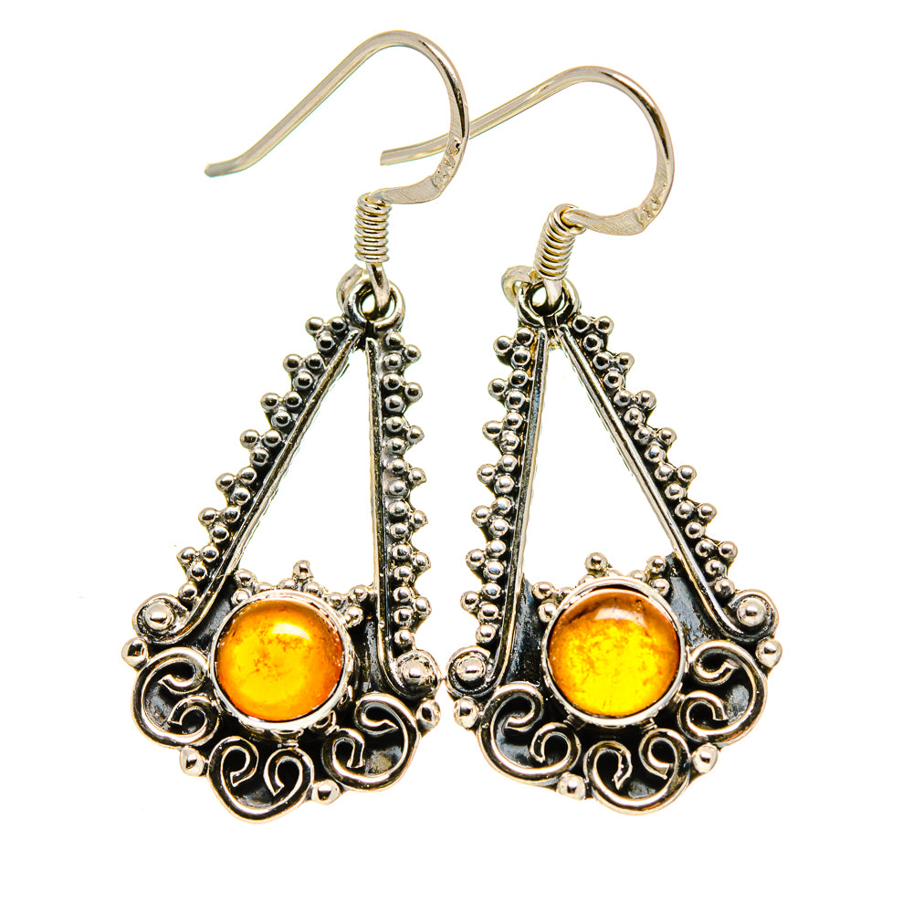 Carnelian Earrings handcrafted by Ana Silver Co - EARR412956