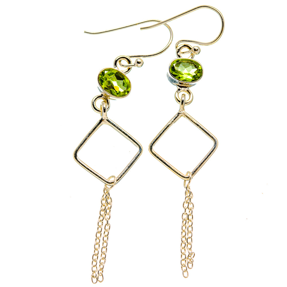 Peridot Earrings handcrafted by Ana Silver Co - EARR412990