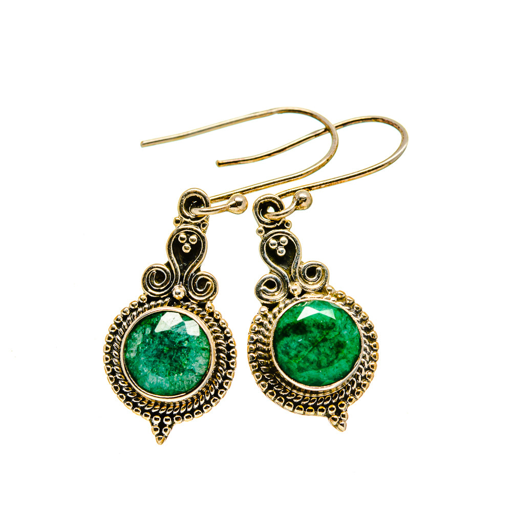 Chrysocolla Earrings handcrafted by Ana Silver Co - EARR413035