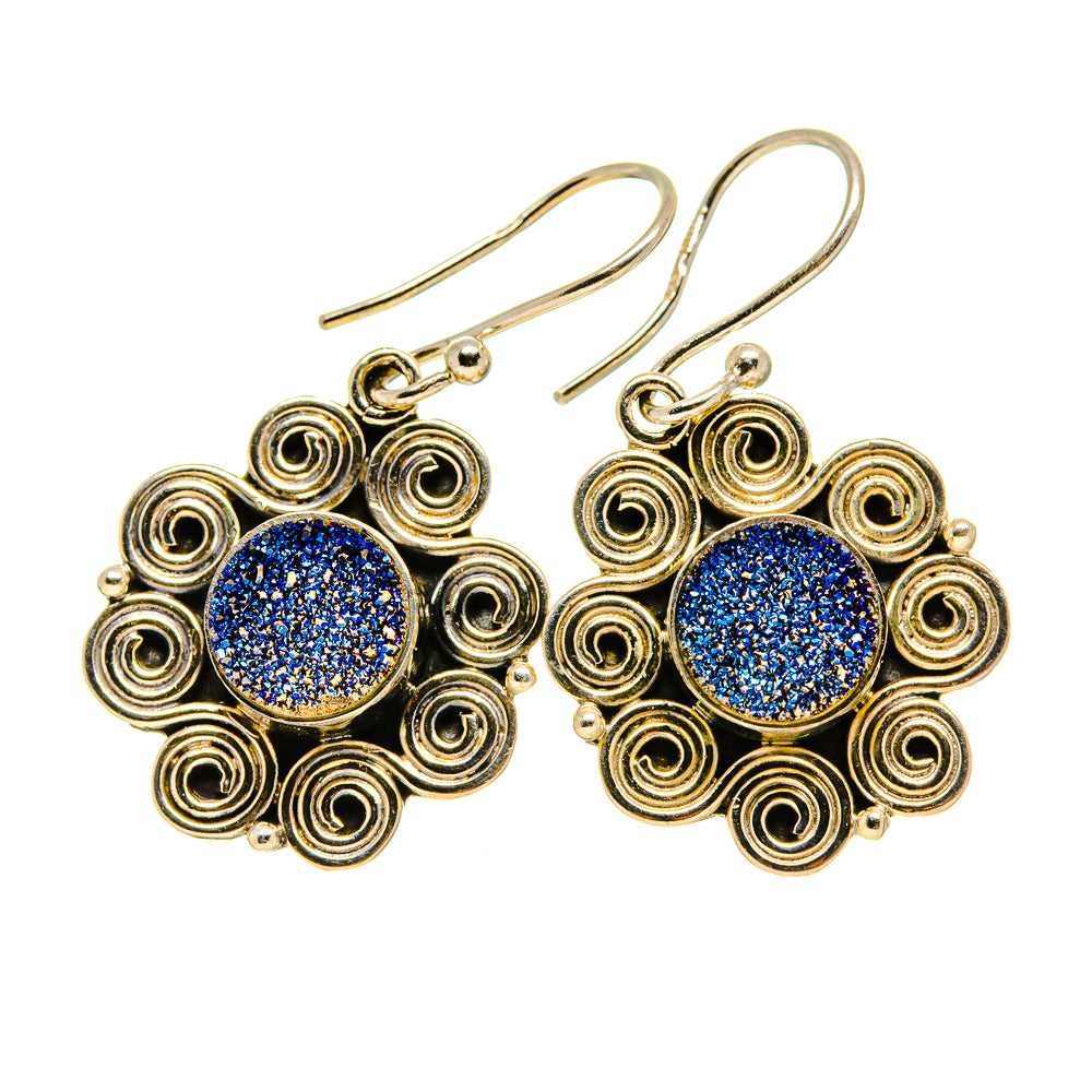Titanium Druzy Earrings handcrafted by Ana Silver Co - EARR413219