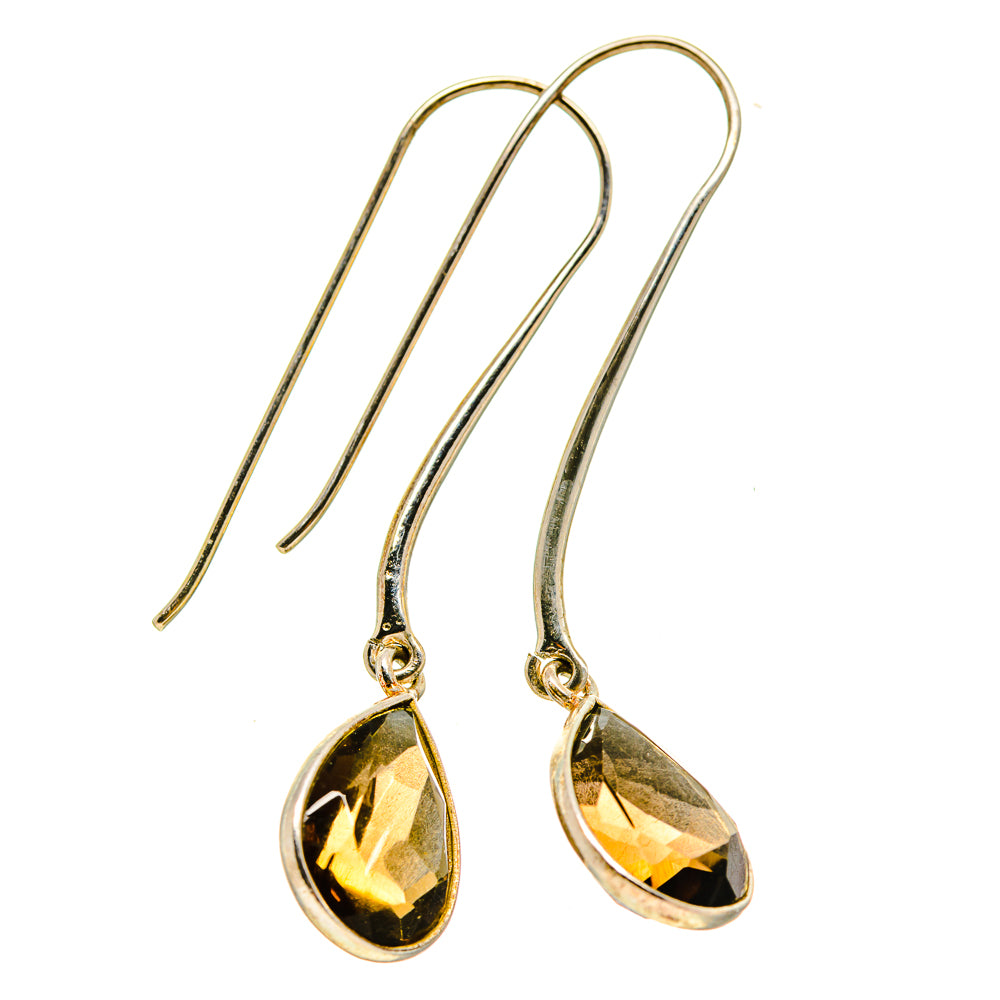 Smoky Quartz Earrings handcrafted by Ana Silver Co - EARR413243