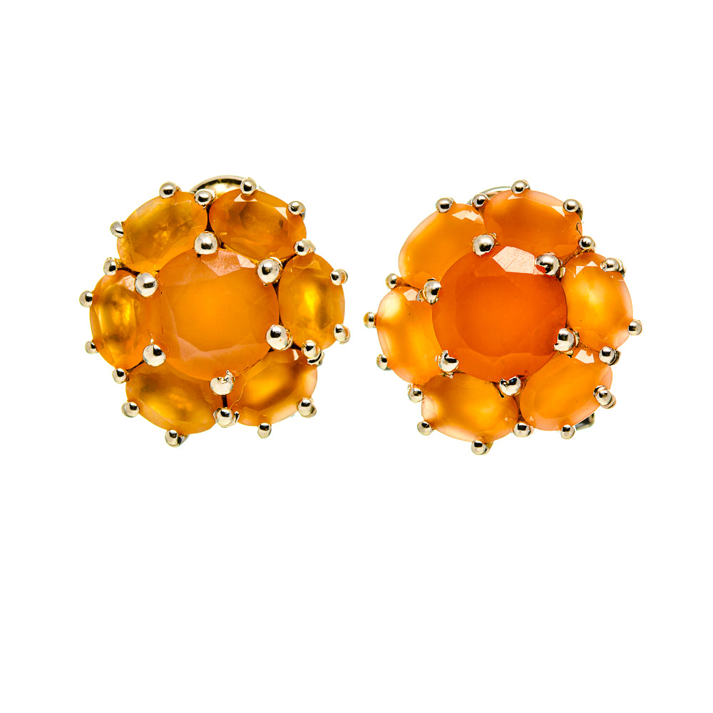 Carnelian Earrings handcrafted by Ana Silver Co - EARR413264