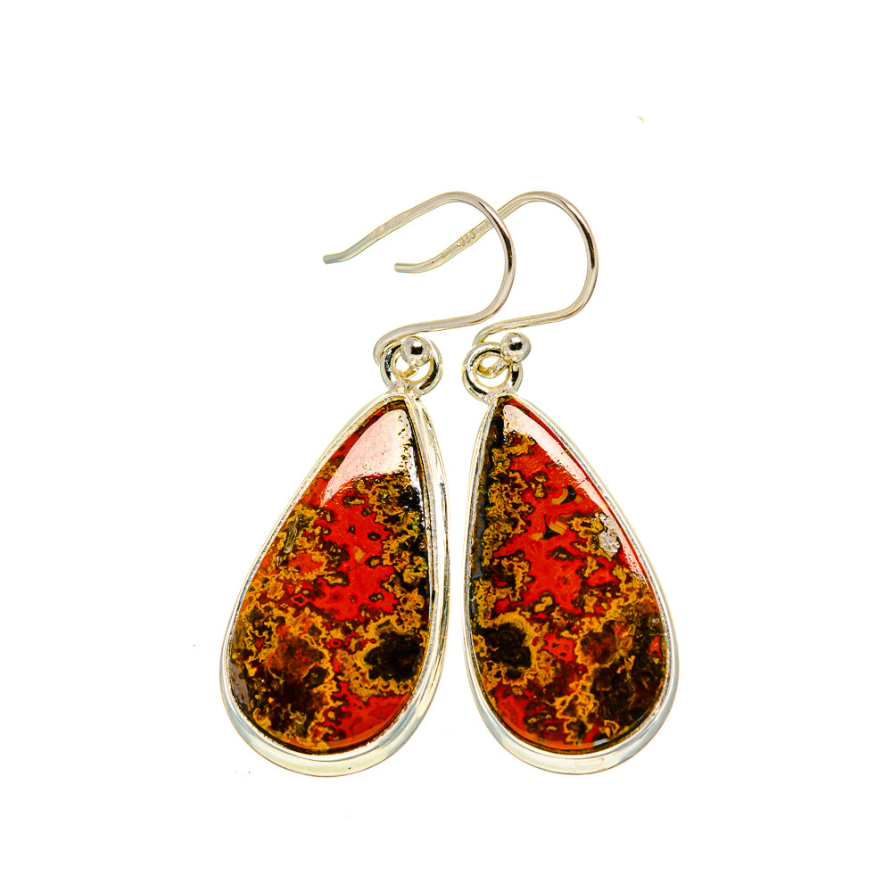 Moroccan Agate Earrings handcrafted by Ana Silver Co - EARR413277