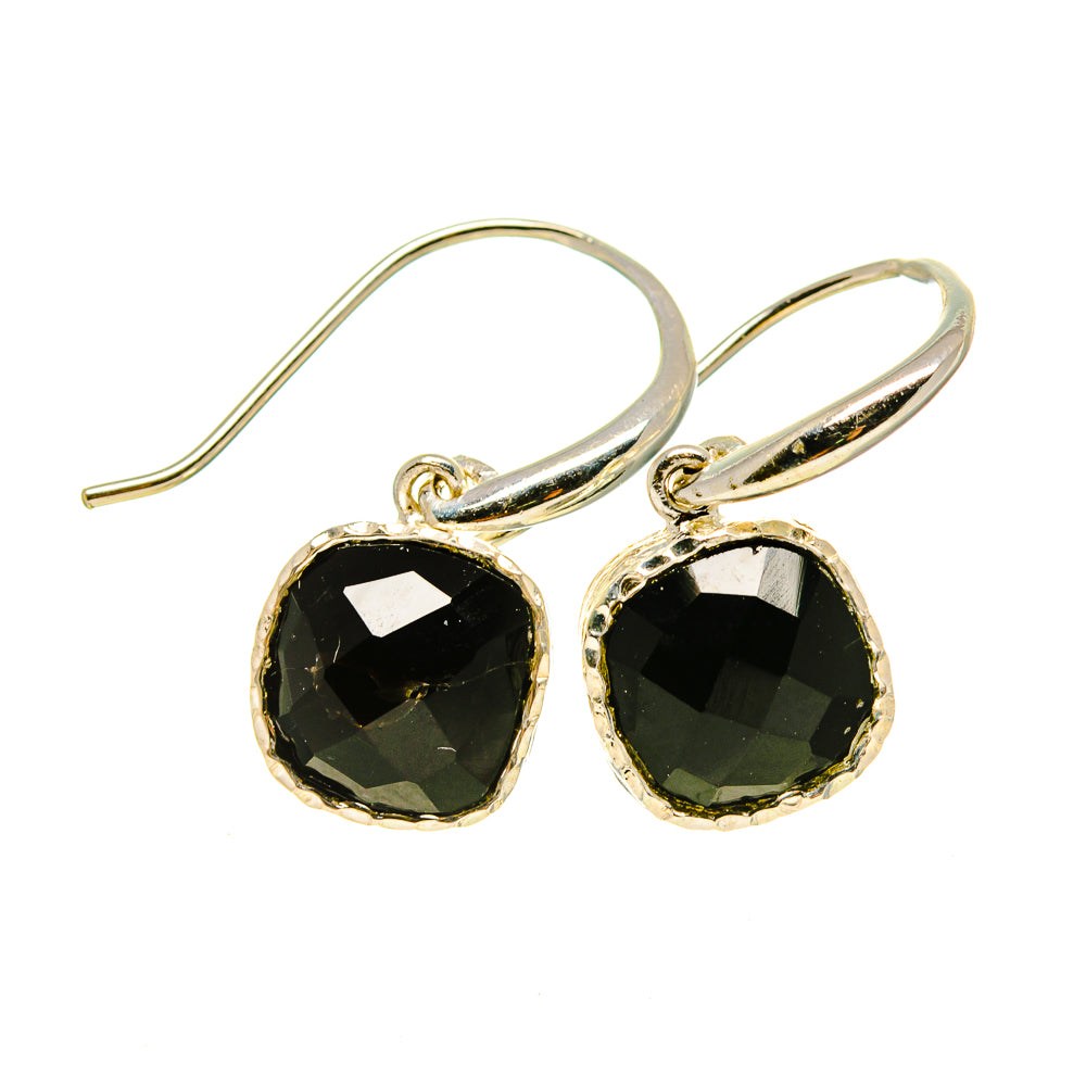 Black Onyx Earrings handcrafted by Ana Silver Co - EARR413397