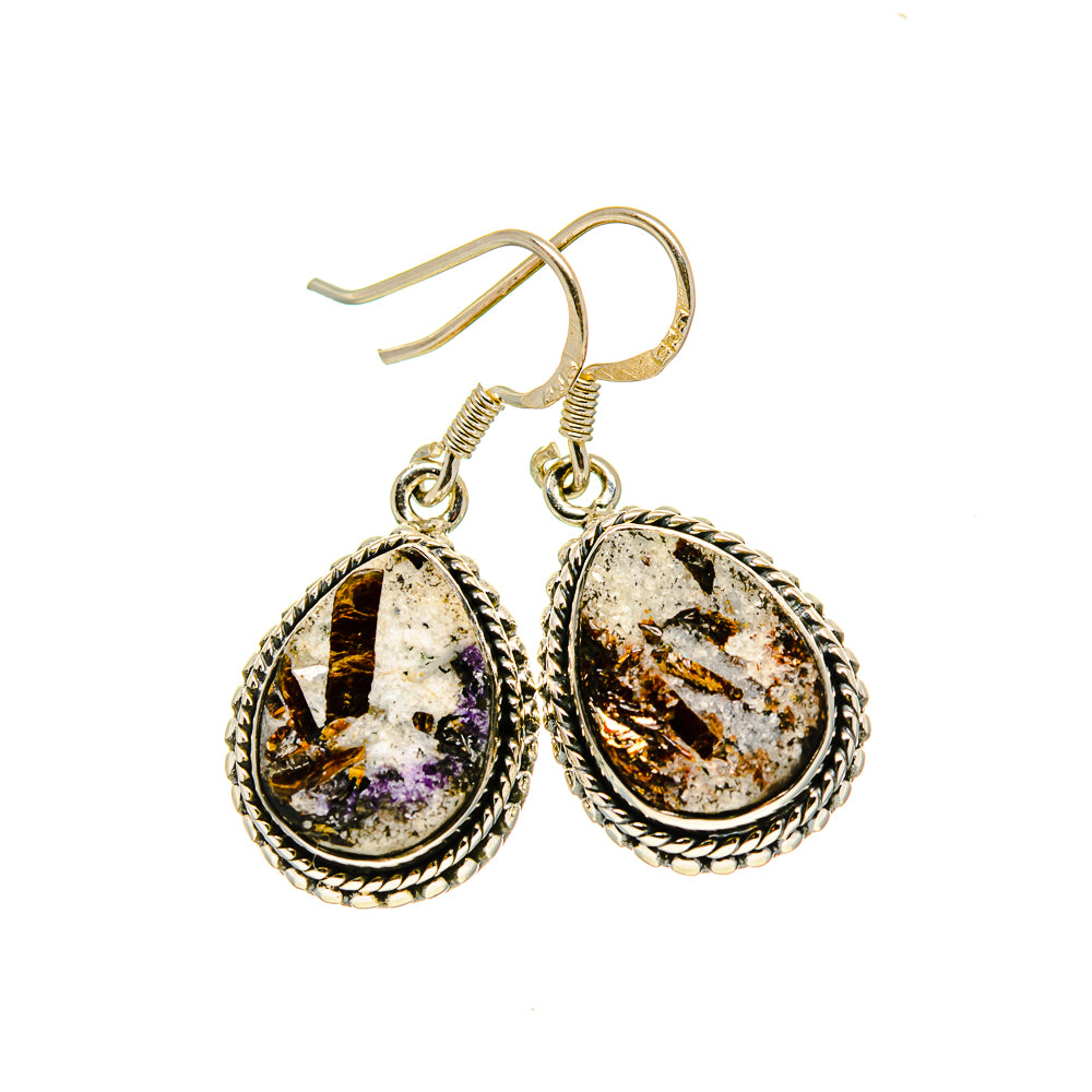 Astrophyllite Earrings handcrafted by Ana Silver Co - EARR413440