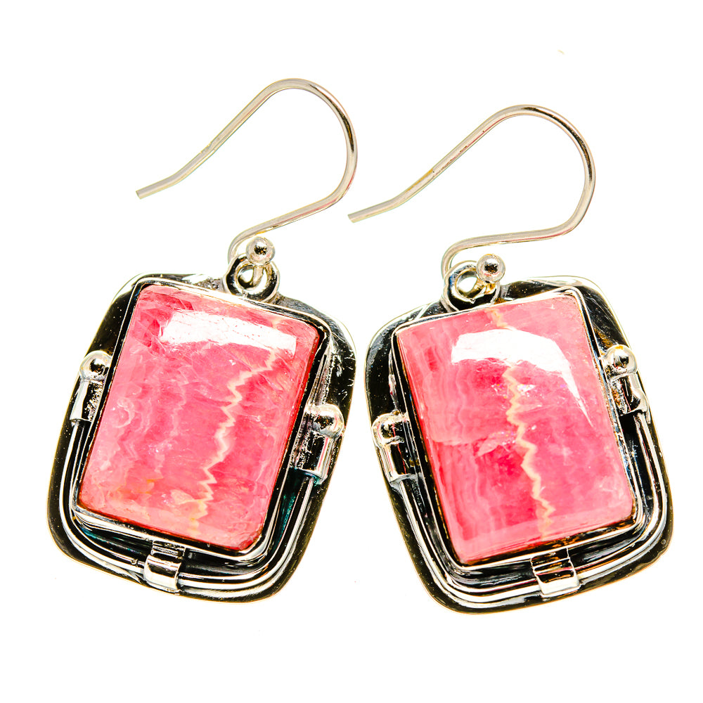 Rhodochrosite Earrings handcrafted by Ana Silver Co - EARR413650