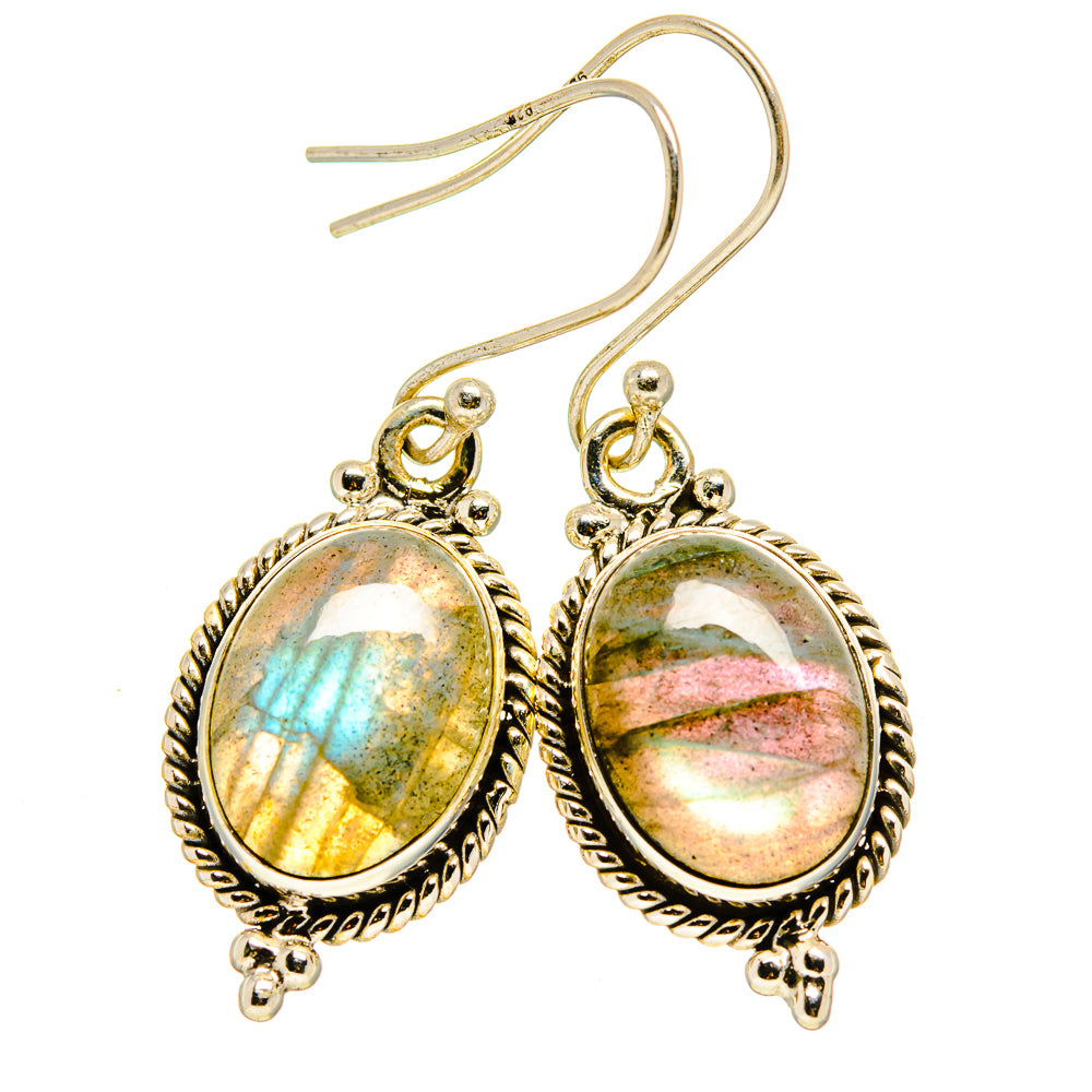 Labradorite Earrings handcrafted by Ana Silver Co - EARR413658
