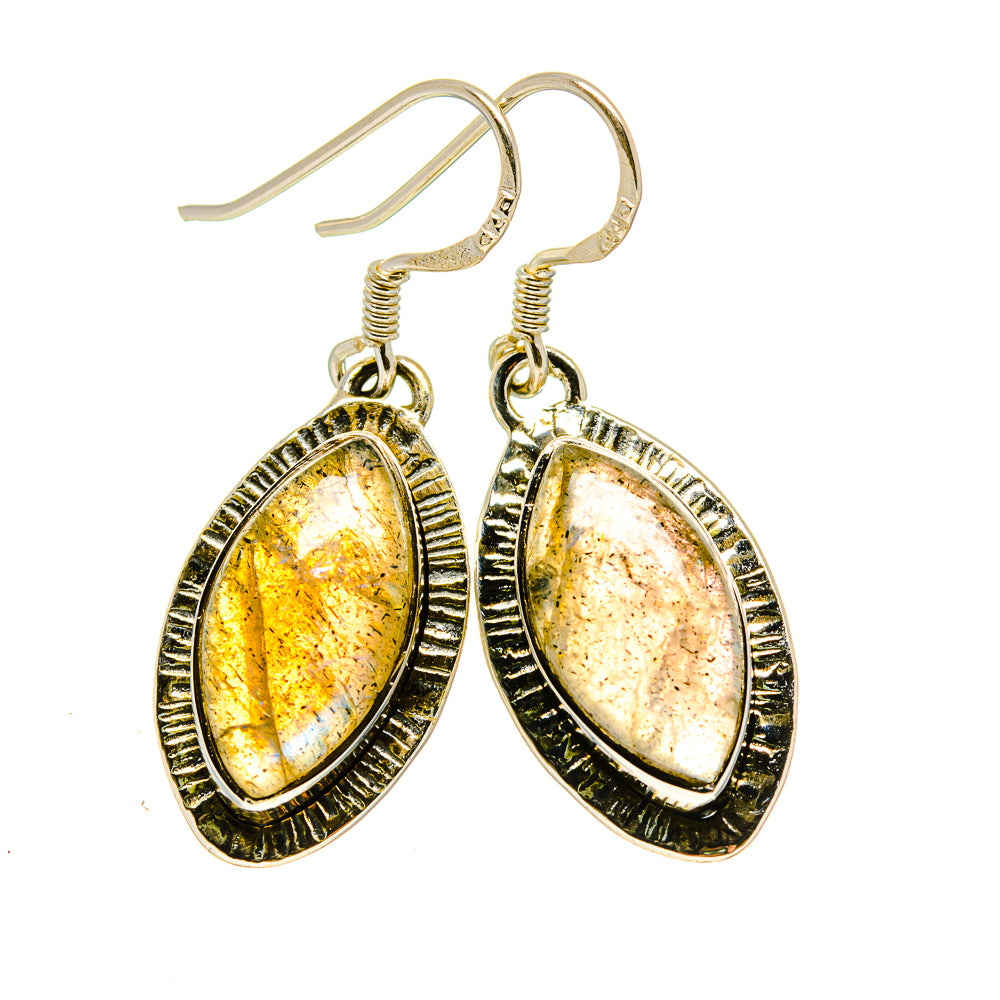 Labradorite Earrings handcrafted by Ana Silver Co - EARR413756