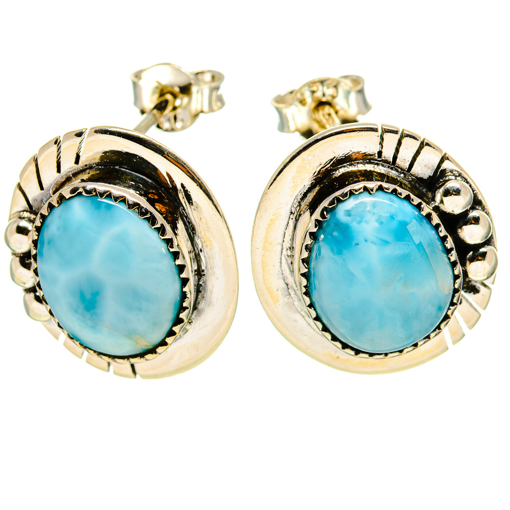 Larimar Earrings handcrafted by Ana Silver Co - EARR413804