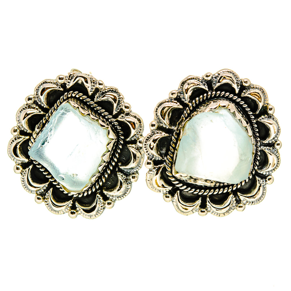 Aquamarine Earrings handcrafted by Ana Silver Co - EARR413805