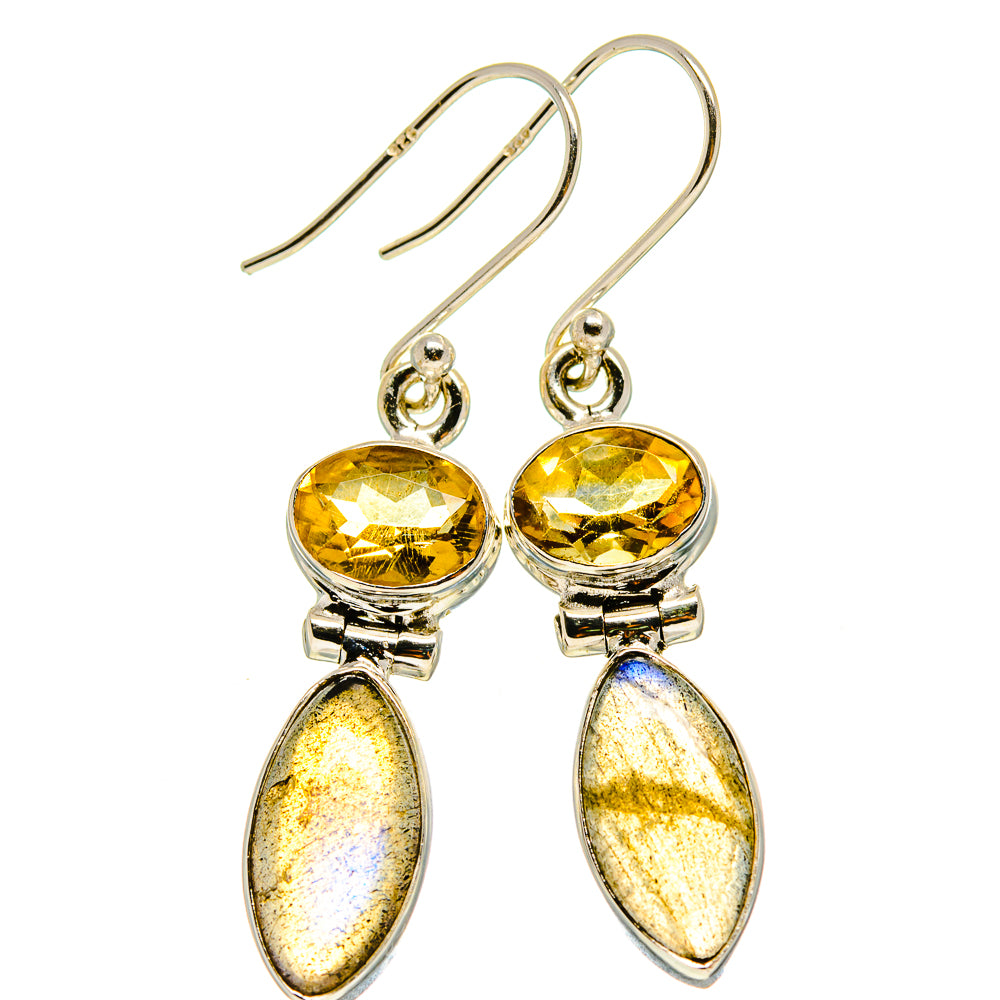 Labradorite Earrings handcrafted by Ana Silver Co - EARR413837