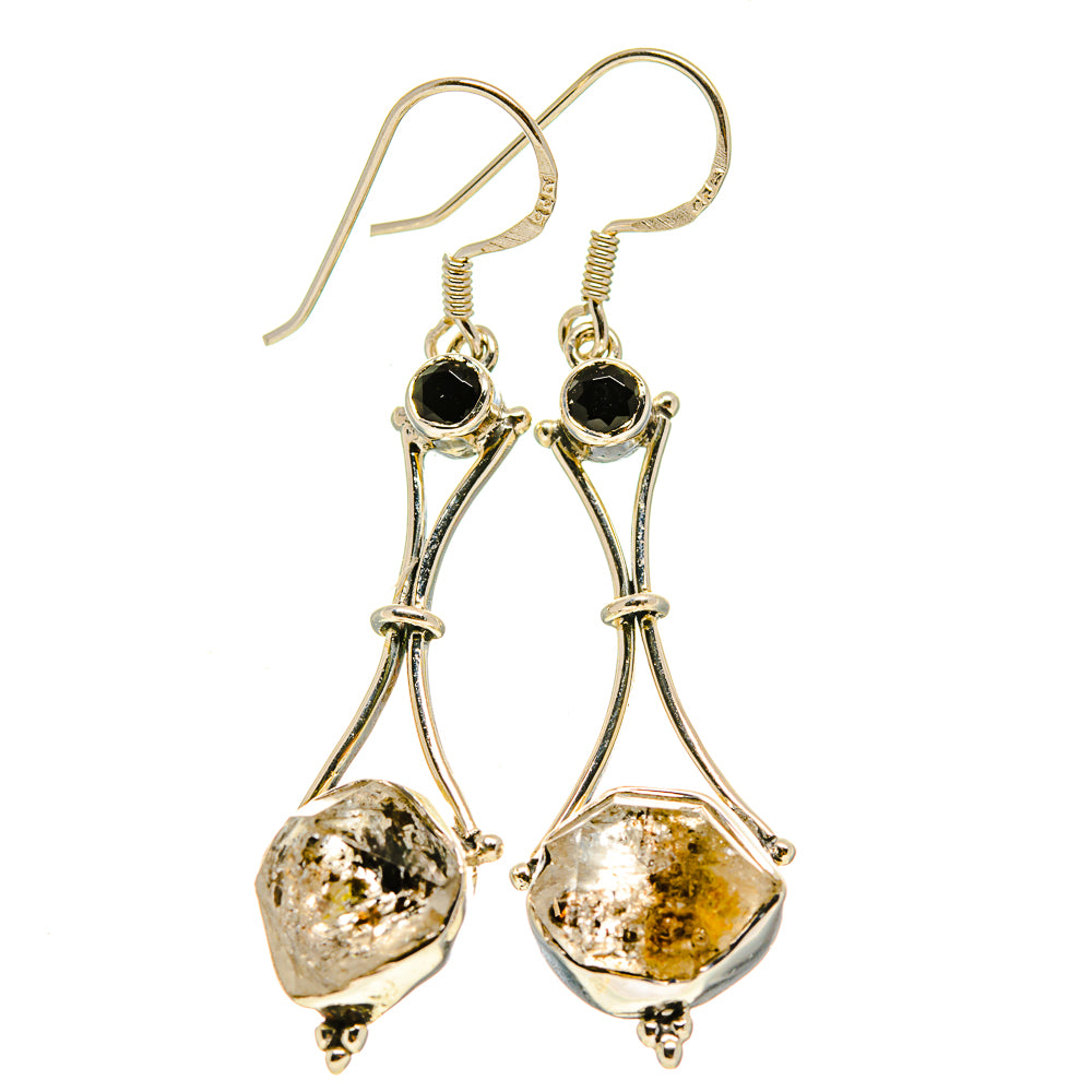 Herkimer Diamond Earrings handcrafted by Ana Silver Co - EARR413903