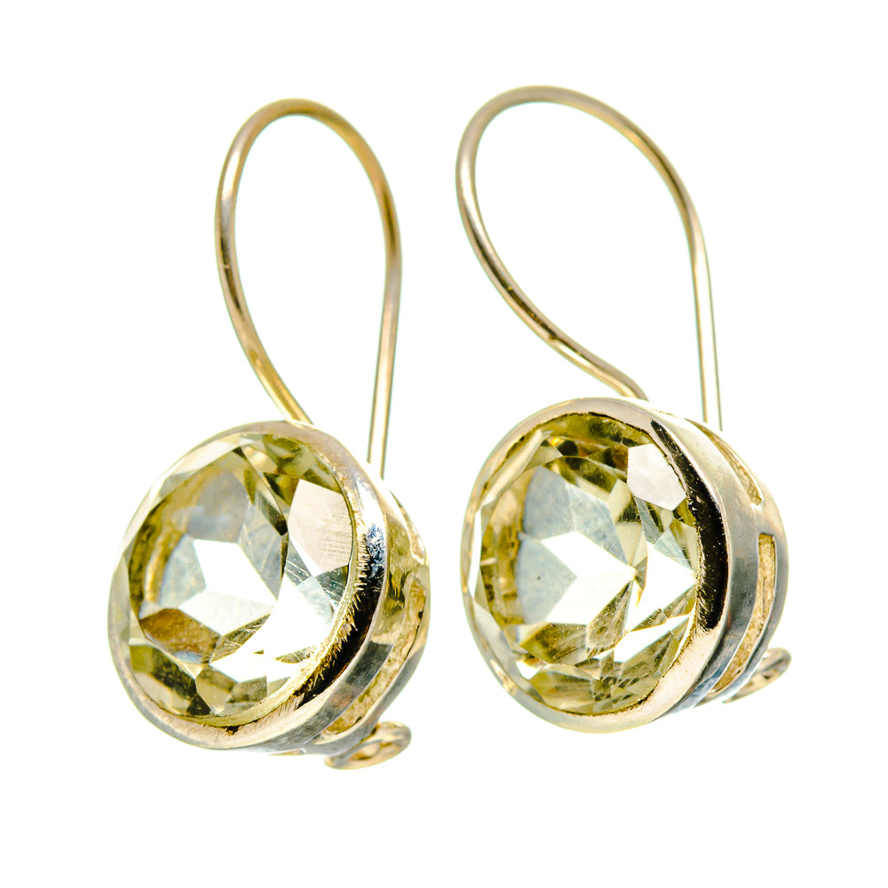 Green Amethyst Earrings handcrafted by Ana Silver Co - EARR413919