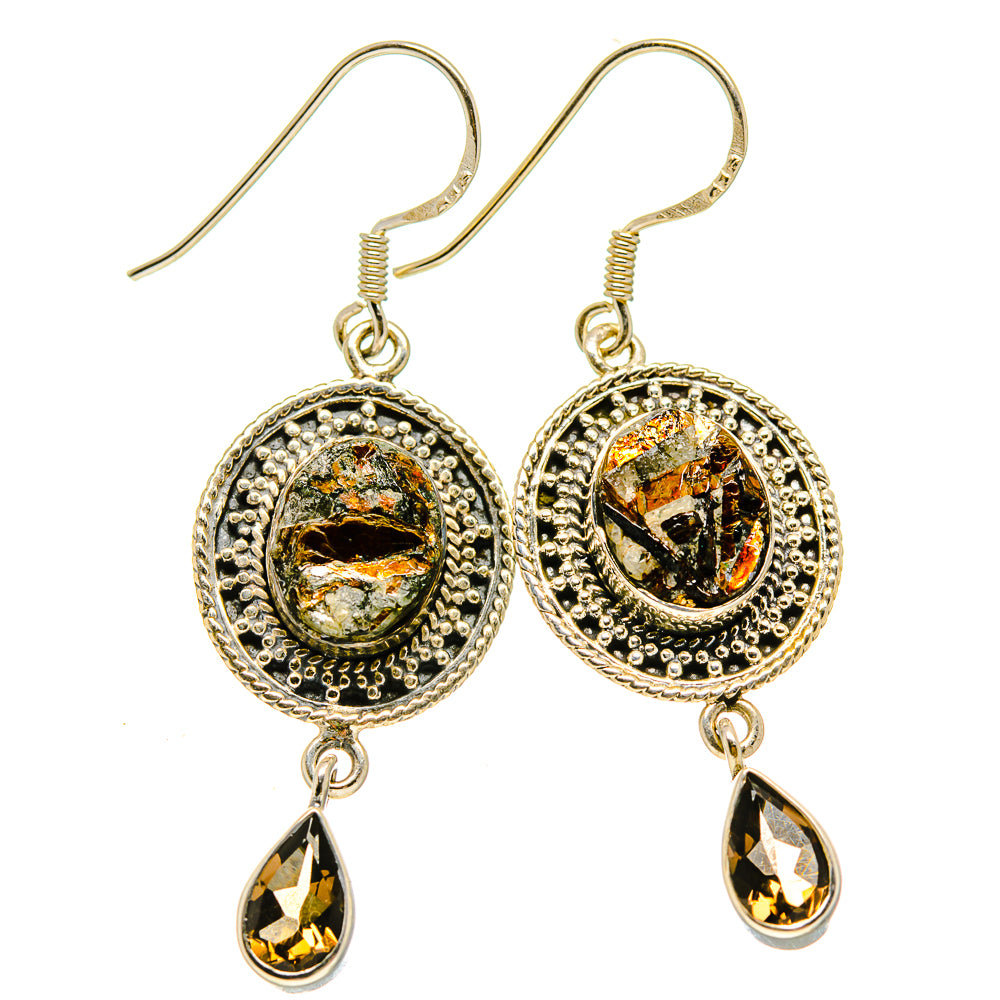 Astrophyllite Earrings handcrafted by Ana Silver Co - EARR414101