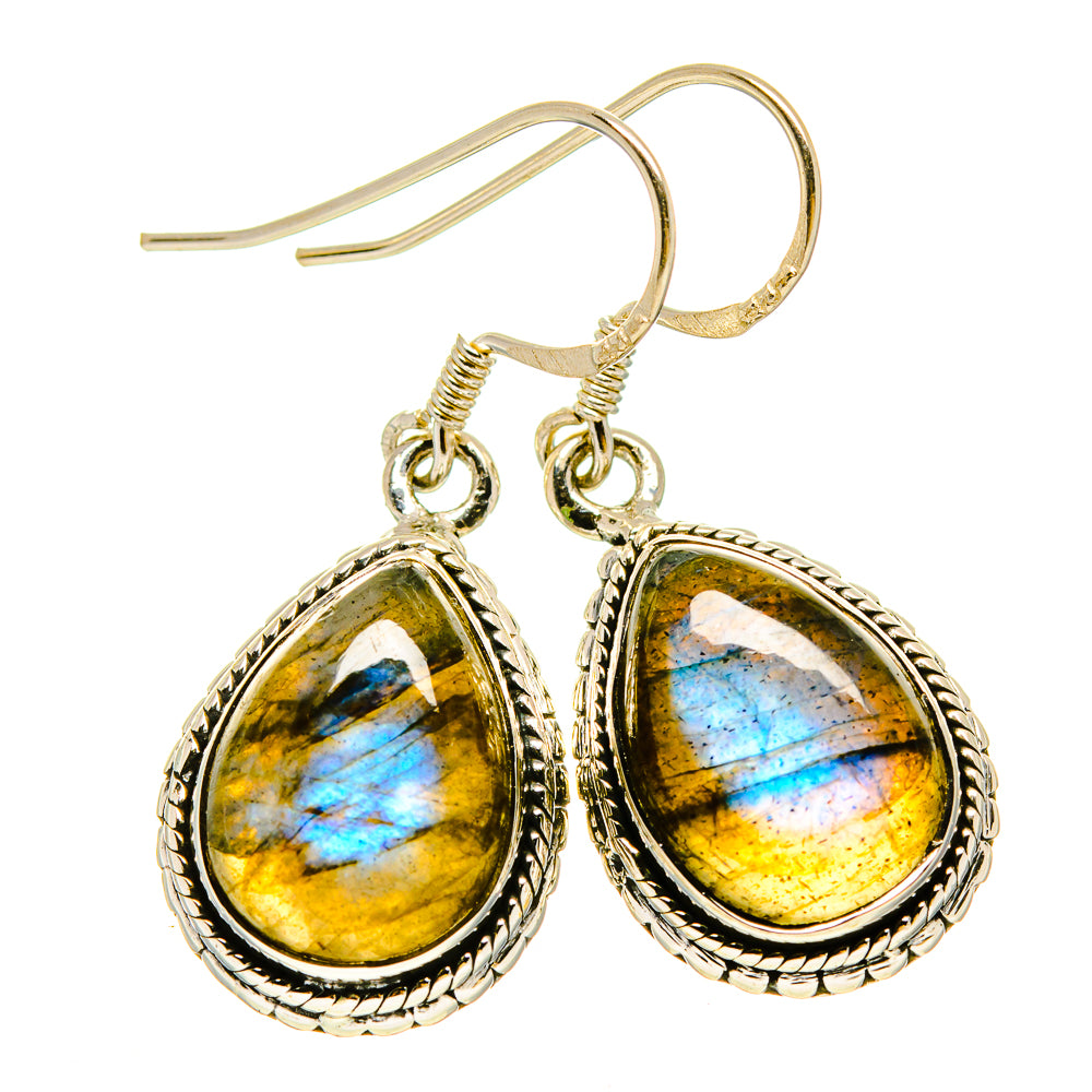 Labradorite Earrings handcrafted by Ana Silver Co - EARR414262