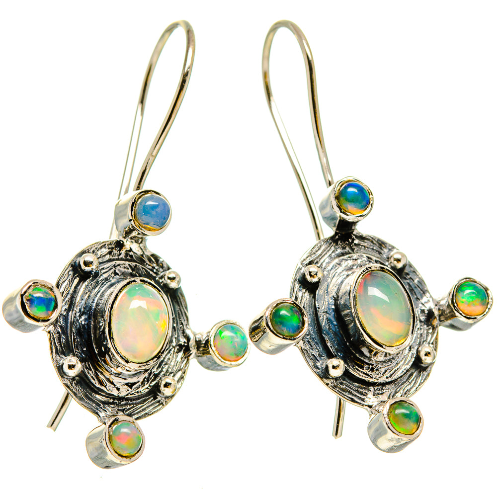 Ethiopian Opal Earrings handcrafted by Ana Silver Co - EARR414272
