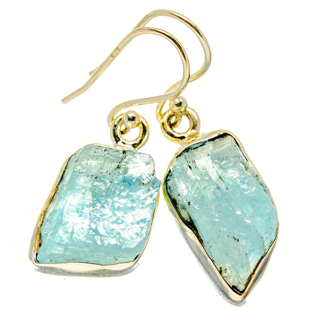 Aquamarine Earrings handcrafted by Ana Silver Co - EARR414322