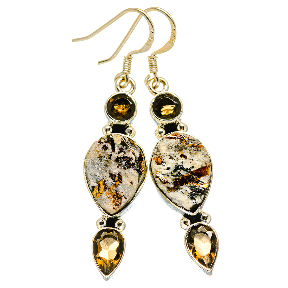 Astrophyllite Earrings handcrafted by Ana Silver Co - EARR414348