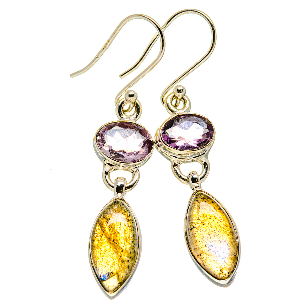 Labradorite Earrings handcrafted by Ana Silver Co - EARR414431