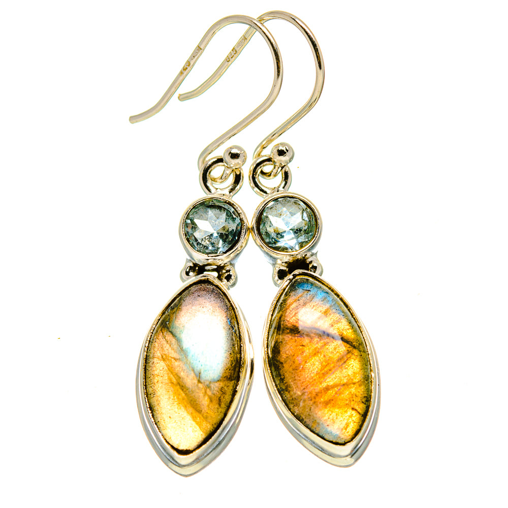 Labradorite Earrings handcrafted by Ana Silver Co - EARR414463