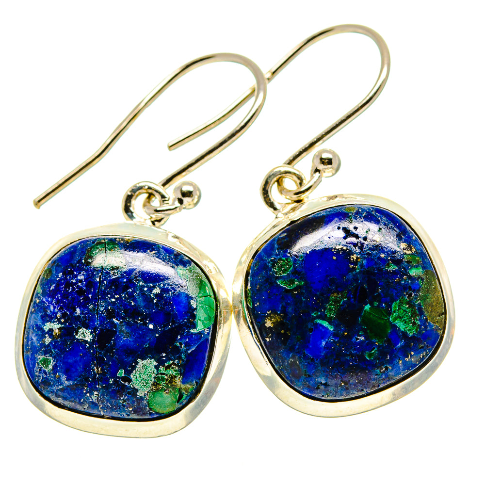 Azurite Earrings handcrafted by Ana Silver Co - EARR414476